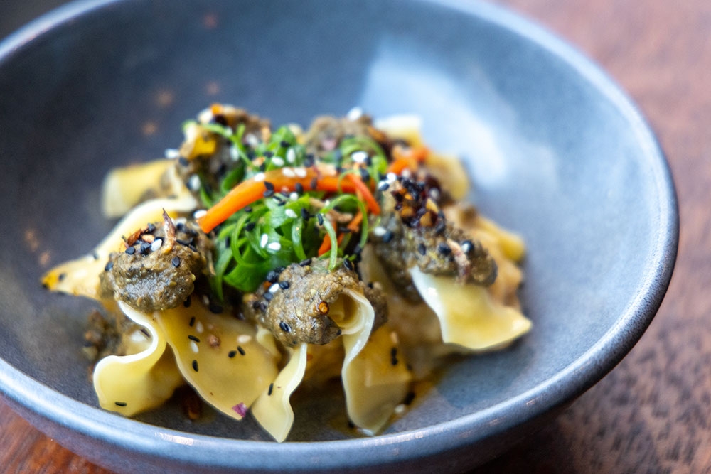 Food on a plate at Clover Neighbourhood Bar Holland Park