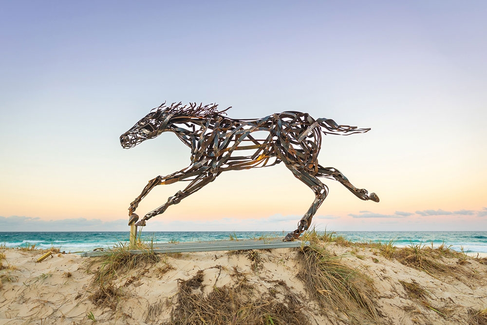 Colleen-Lavender_Unbridled-freedom_steel_