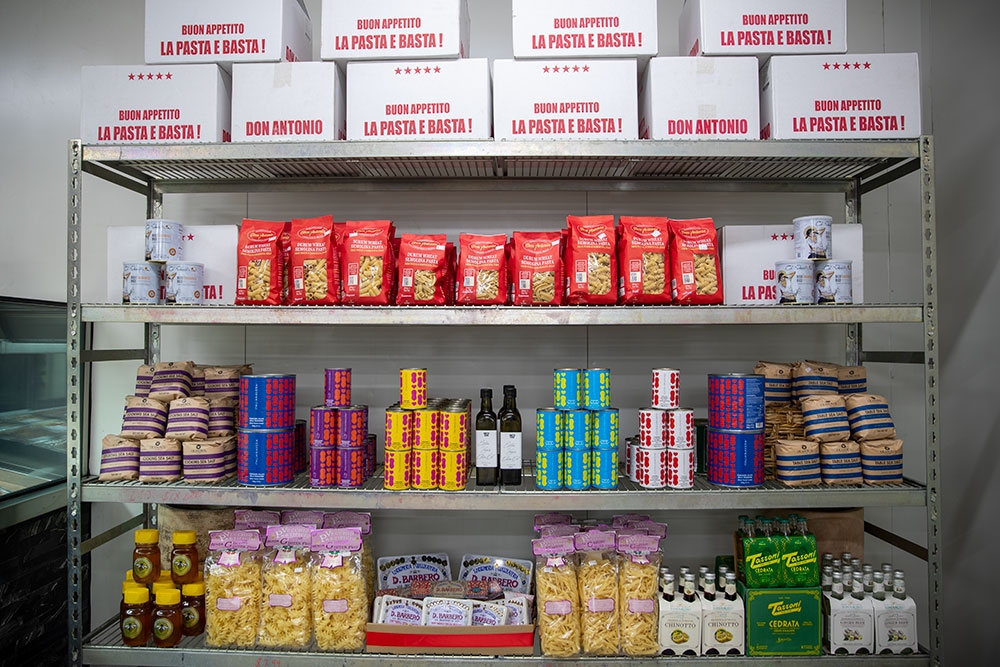 Non-perishables at Corbetta's Kitchen