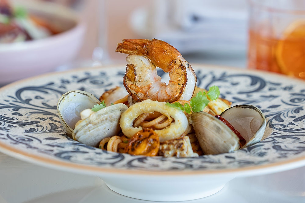 Plate of food at Regina Cucina