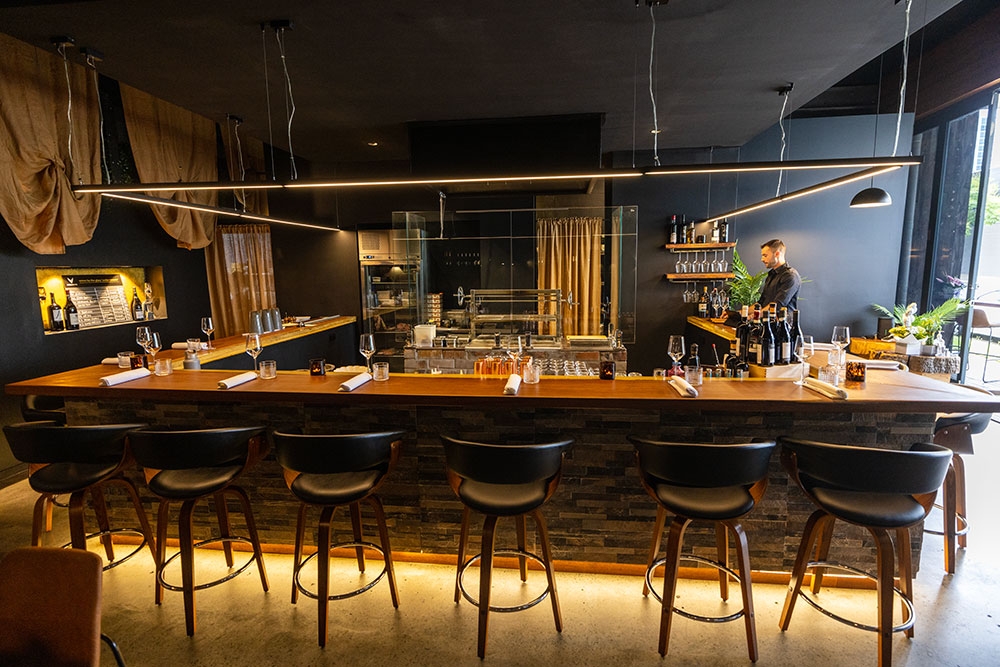 Man at bar inside D.Vino Woolloongabba