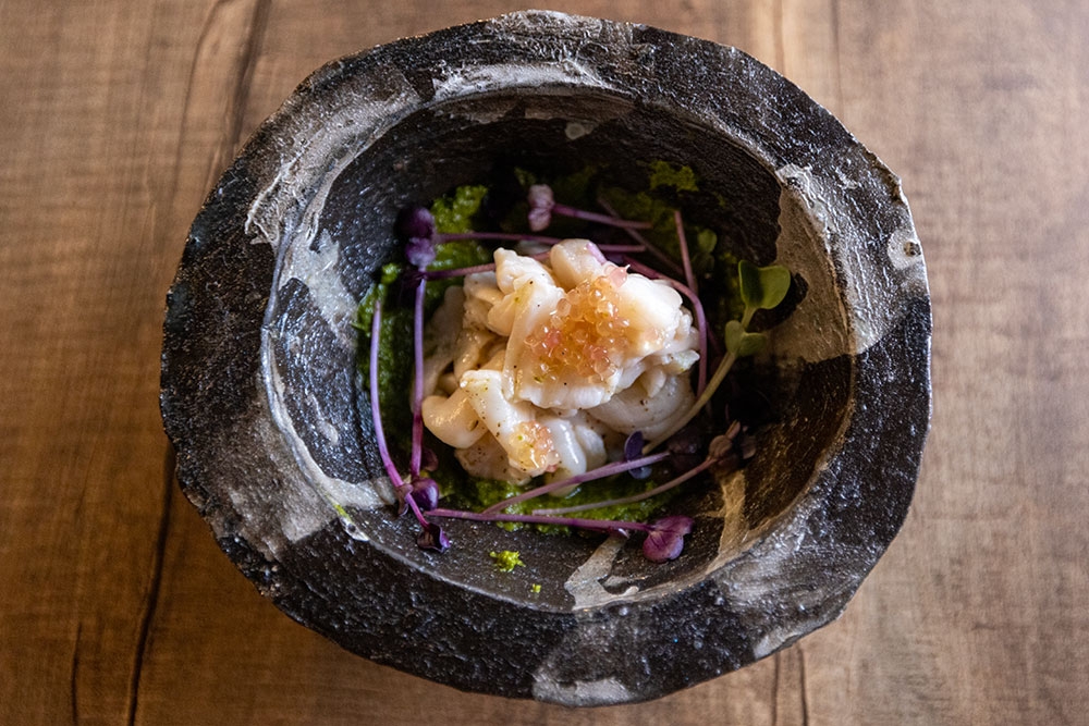 Bowl of seafood at D.Vino Woolloongabba