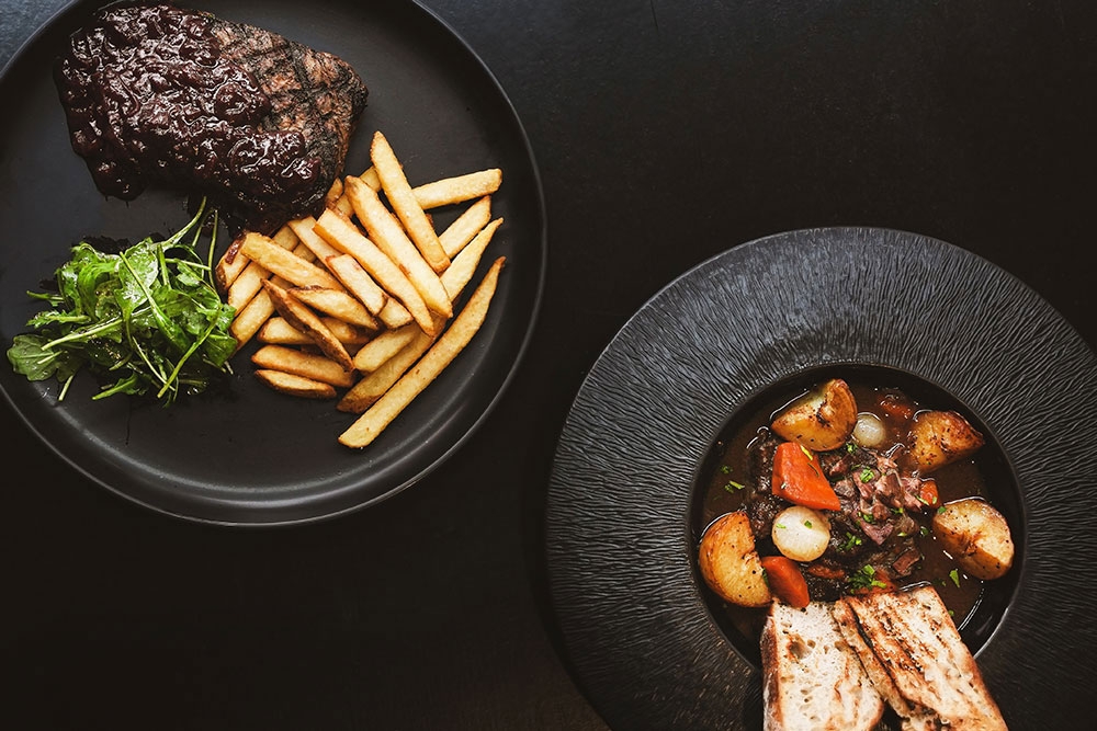 French food on a plate at Duckfat Newstead 