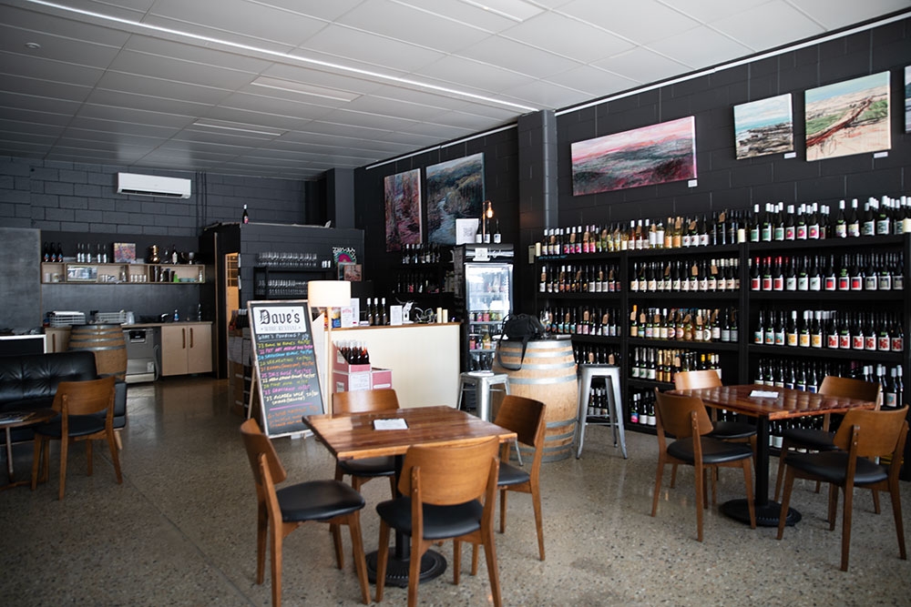 Interior of Dave's Wine Revival