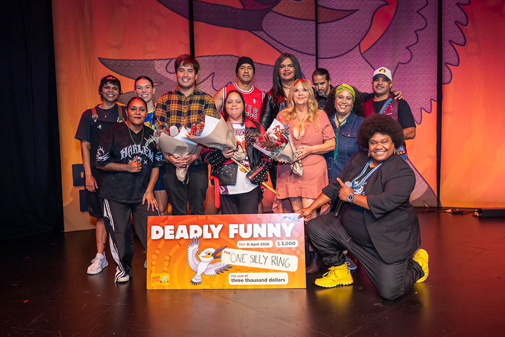 Deadly Funny comics doing stand up 