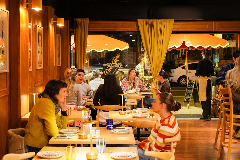 Diners inside Don Gino West End