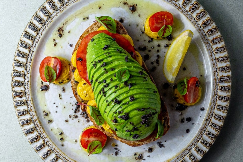 avocado tomato bruschetta Dopo Eatery Milton