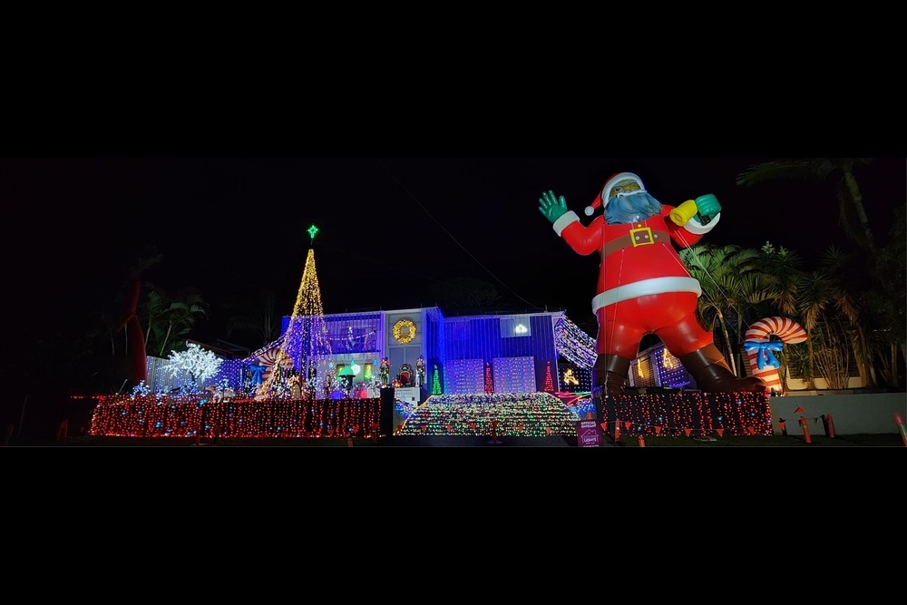 East Giants on the Hill Xmas Display