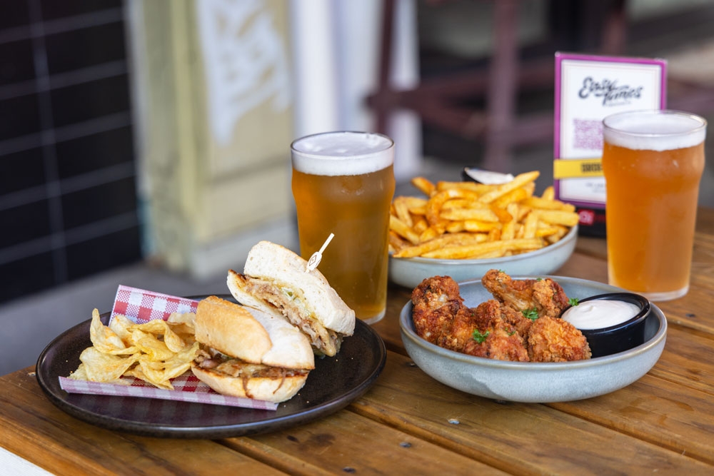 Bar bites and beers, Easy Times Brewing Co Woolloongabba 