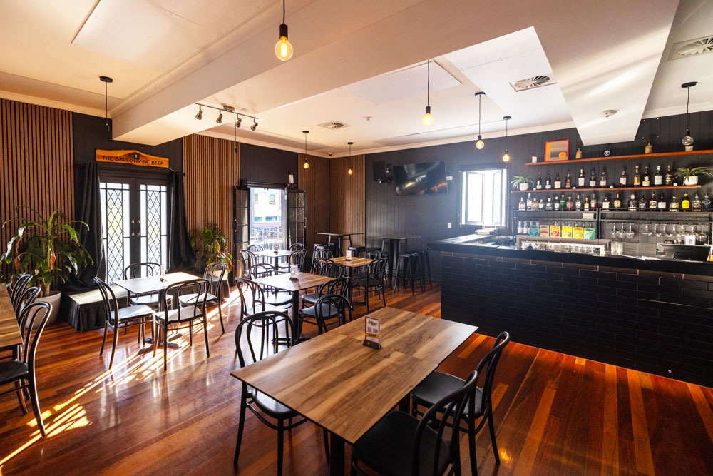 Upstairs functions space at Easy Times Brewing Co Woolloongabba 