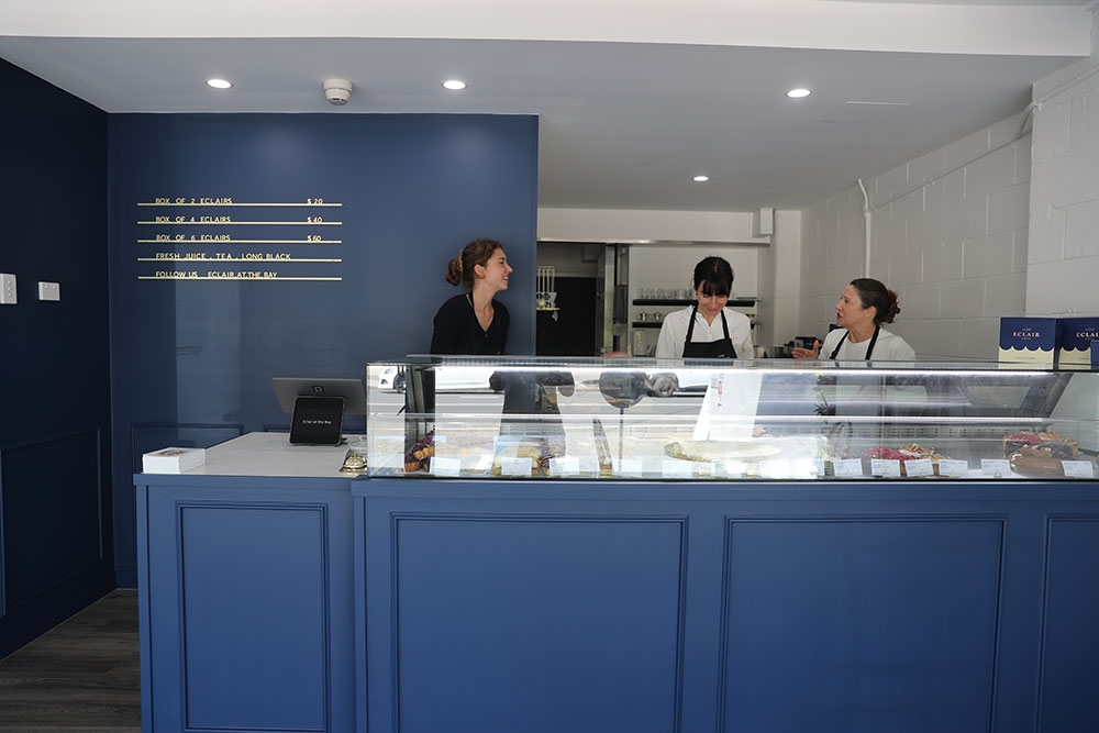 Interior of Eclair at the Bay