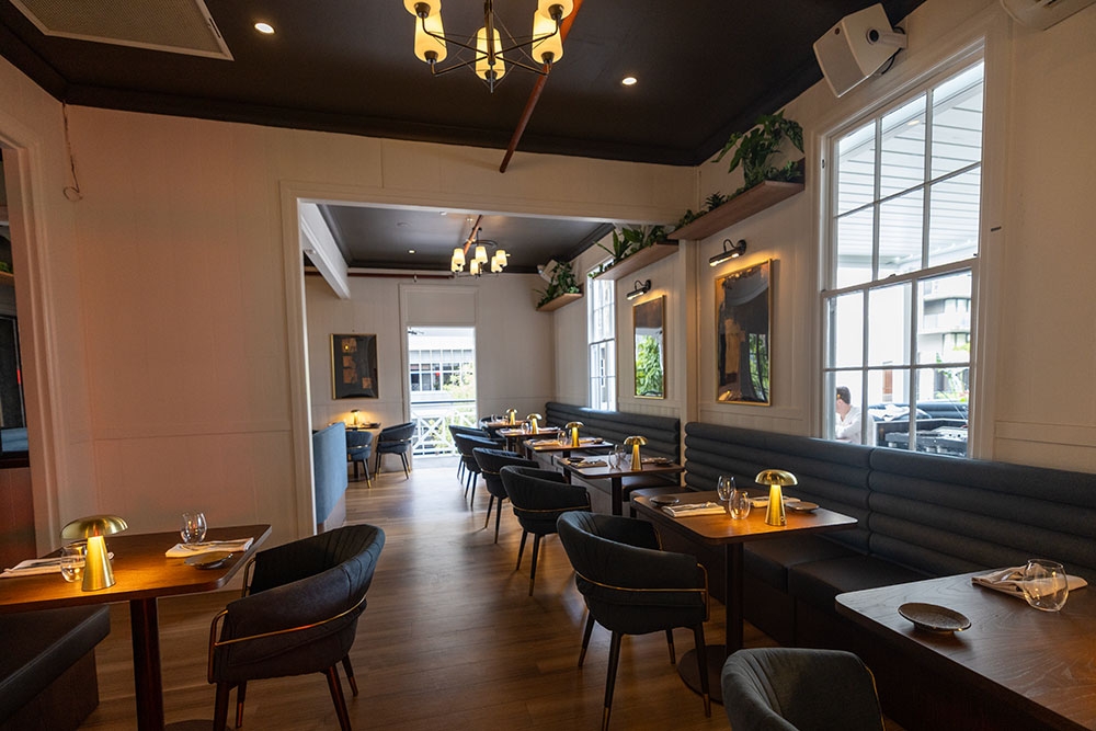 Interior dining at Ember & Ash Fortitude Valley