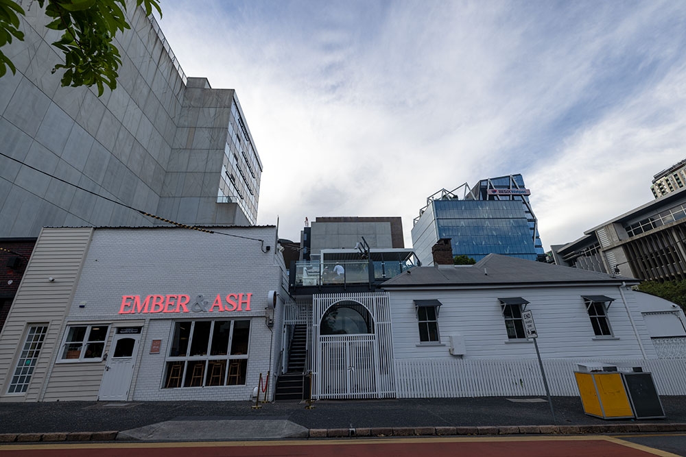 Side view of Ember & Ash Fortitude Valley