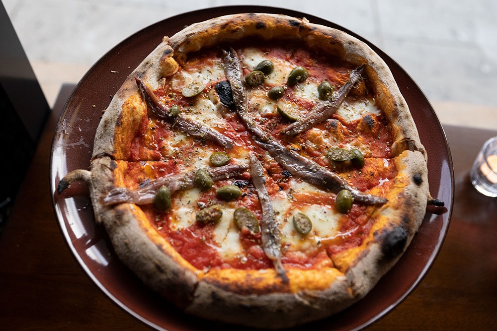 Pizza at Etna Fortitude Valley