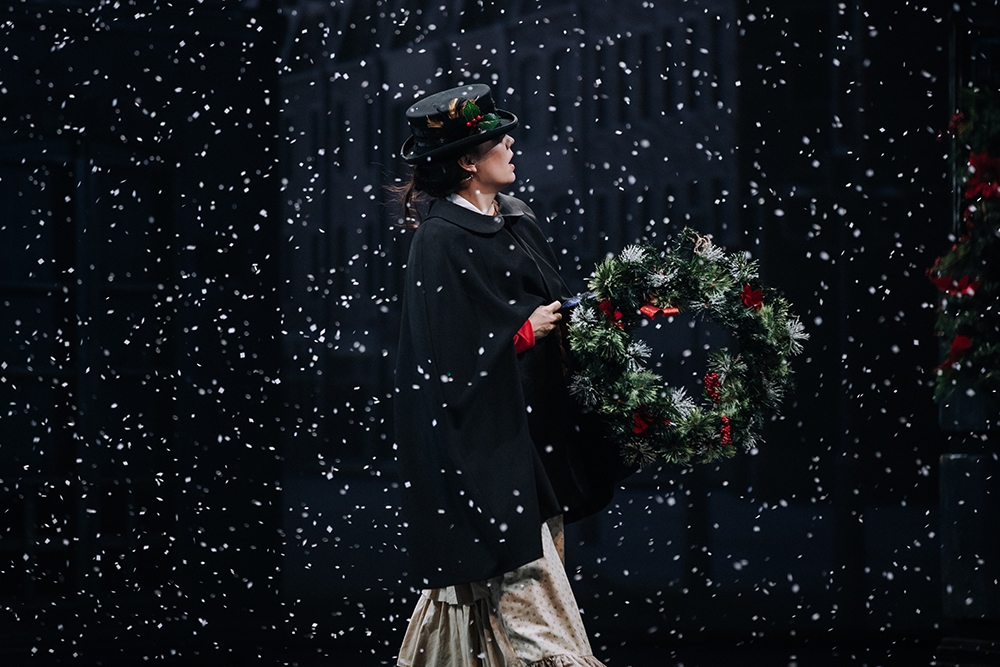 Actors on stage at A Christmas Carol, QPAC