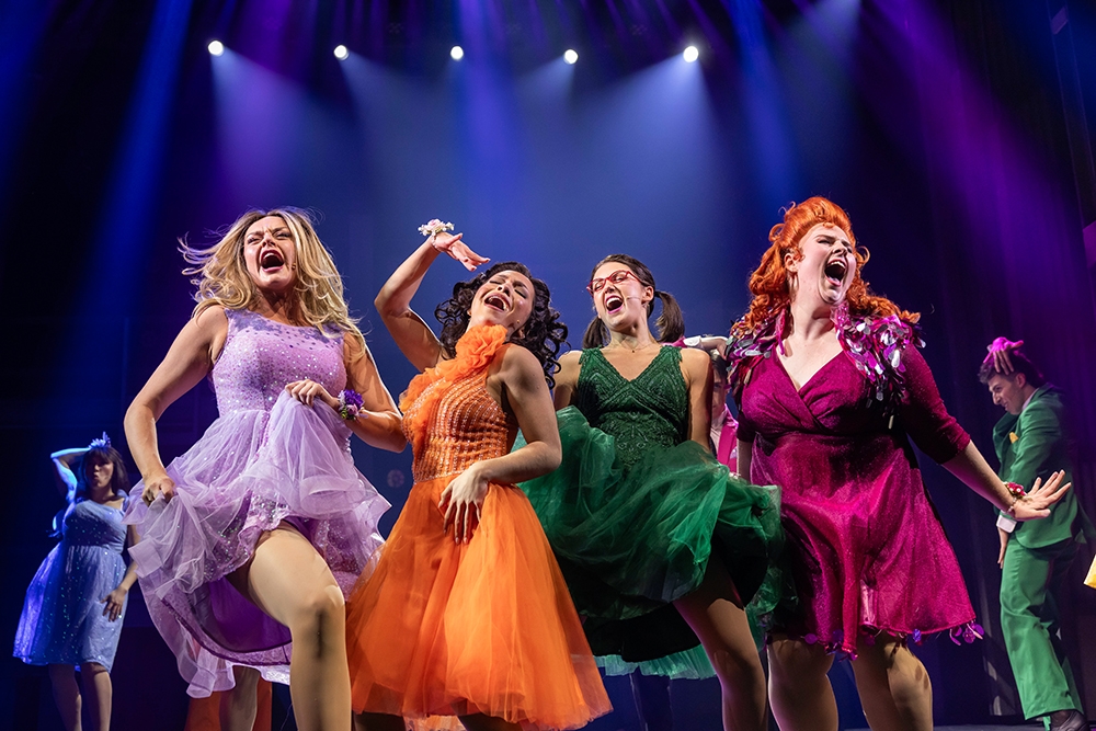 Actors on stage at Footloose The Musical