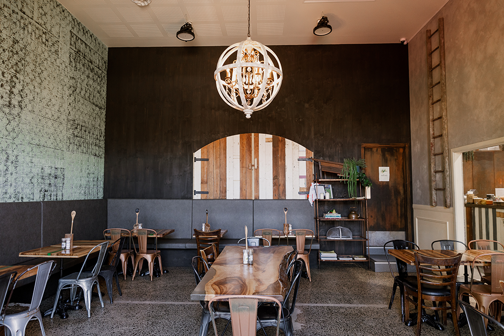 interior of cafe 