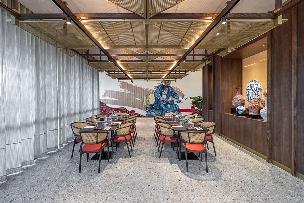 Interior dining room at Fat Noodle