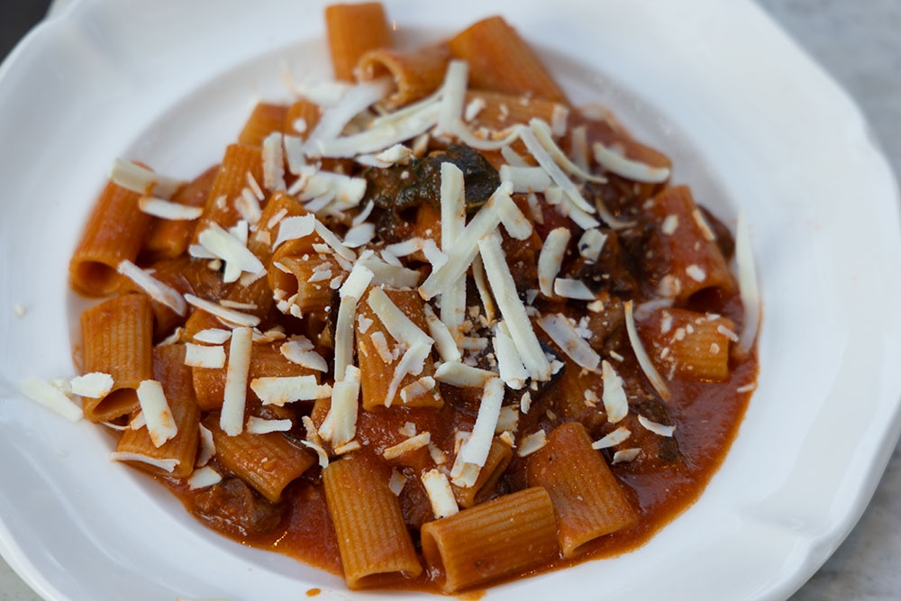 Rigatoni dish at Fellini's