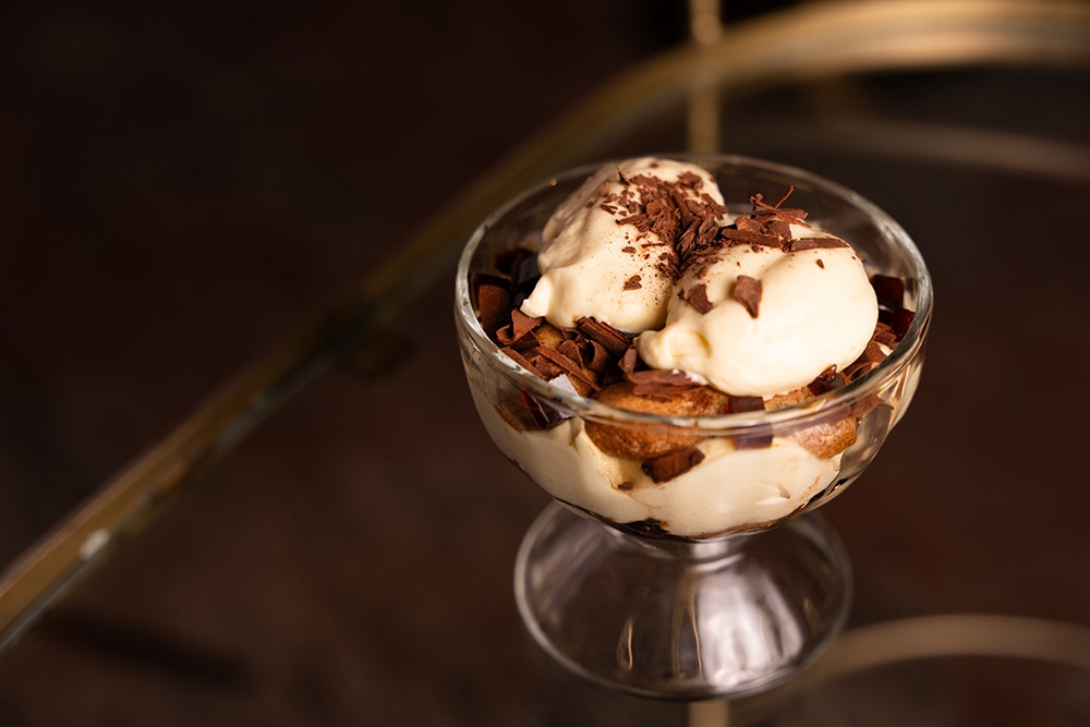 Italian dessert of coffee-soaked sponge at Firma Italian South Brisbane