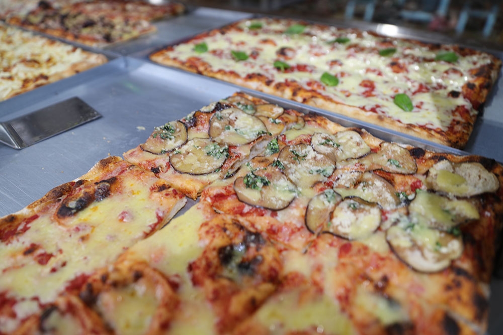 Pizzas at Florentia Pizza Al Taglio Coorparoo