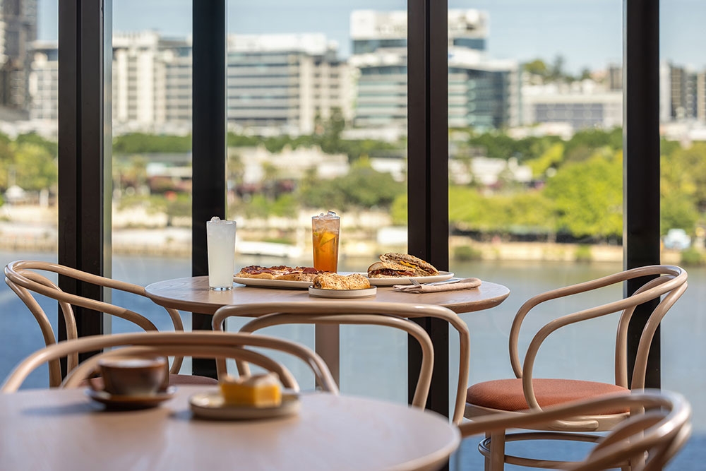 Dishes on table at Food Quarter 