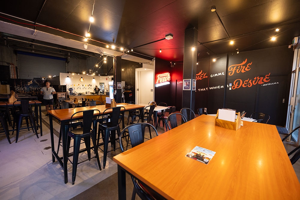 Tables inside Fuel Brewing Co Bulimba