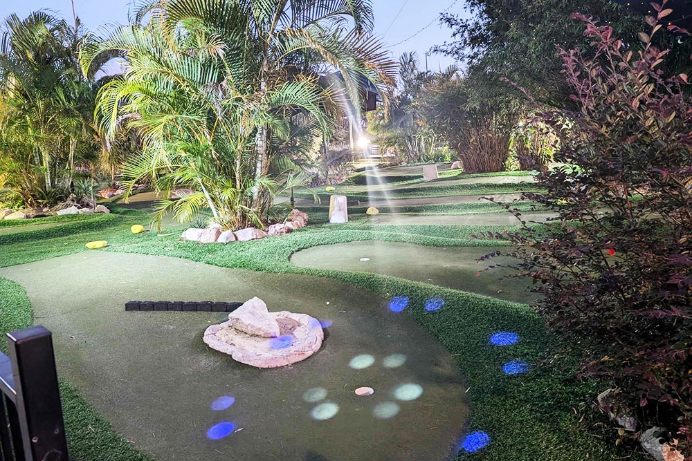 Garden Green course at Mt Gravatt Mini Golf