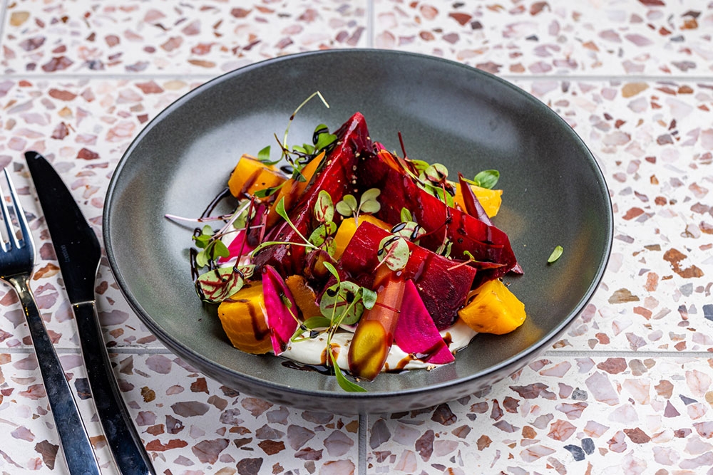Beetroot salads at The Beaumont Fortitude Valley