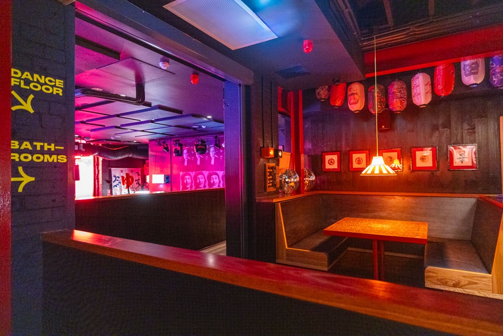 Bar area inside Goros Brisbane