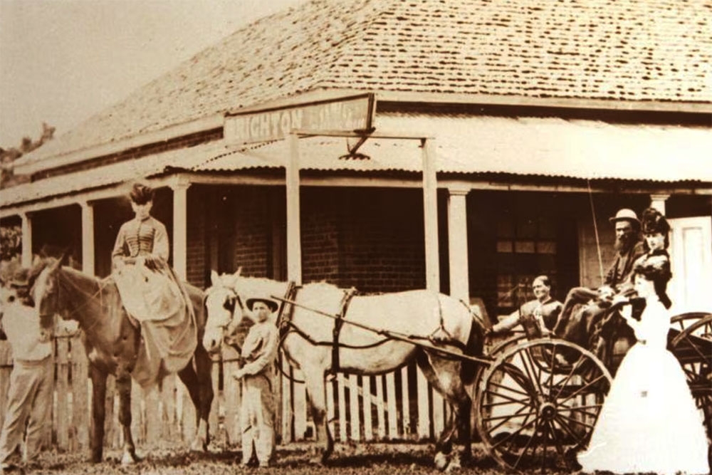 Original photo of Grand View Hotel 1870s