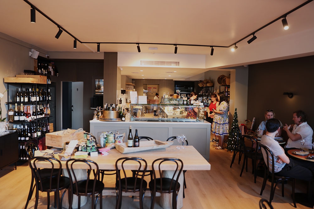 Interior of Grape & Grazing New Farm