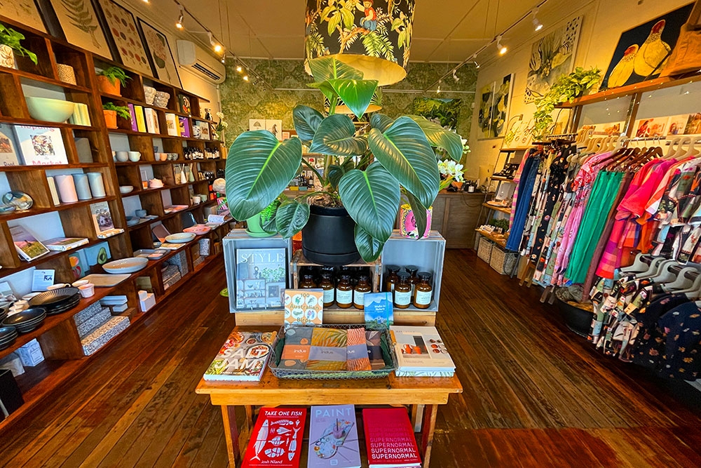 Homewares for sale inside Green Tangerine, Paddington