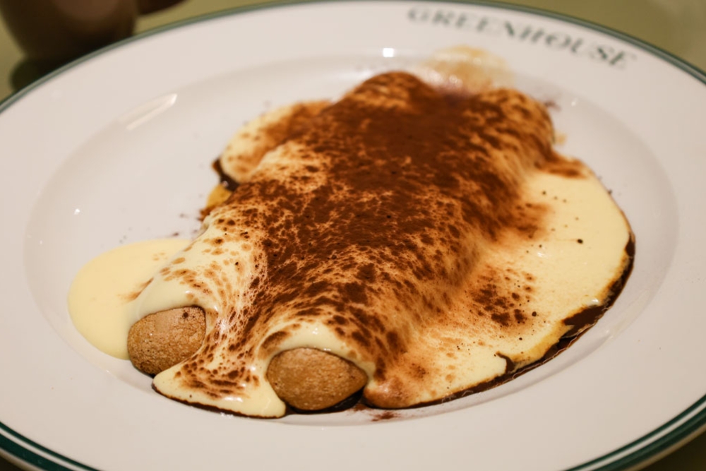 Tiramisu at The Greenhouse Newstead