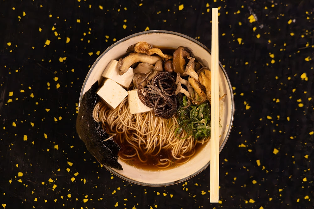 Mushroom shoyu at Hai Hai Ramen