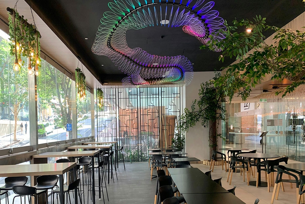 Interior of Happy Crab Restaurant, Brisbane CBD