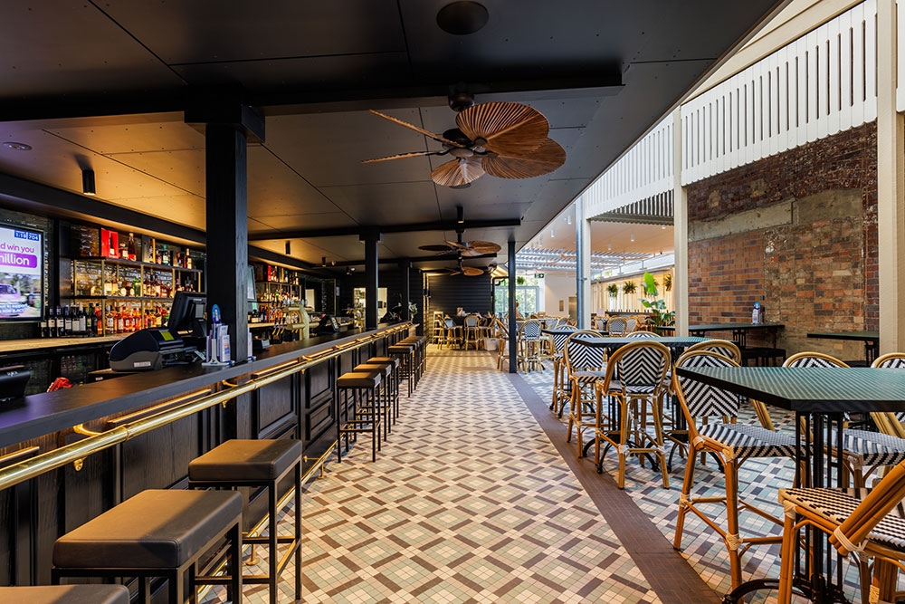 Interior of Hotel Commonwealth Ipswich