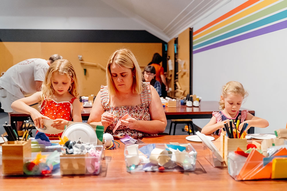 Mum & Kids doing activities IAG