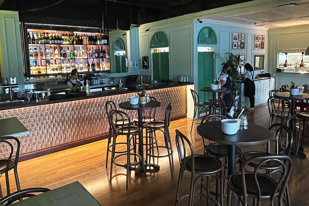 Bar inside Ma Pa Me South Bank