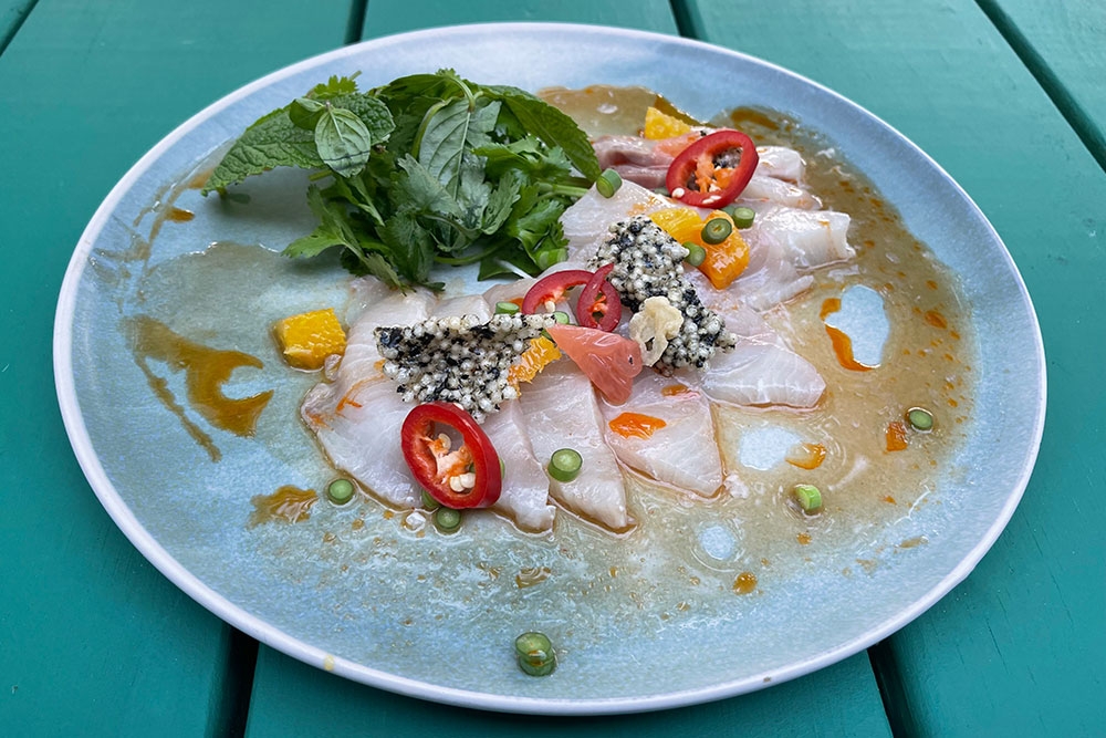 Food on a plate at Ma Pa Me South Bank