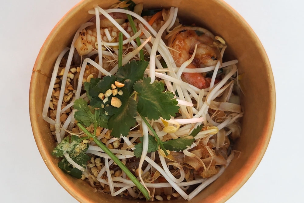 Bowl of noodles at Skyline Cinema