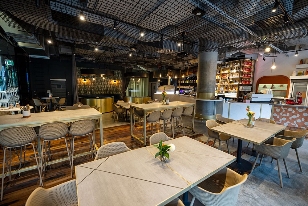 Interior of Italia Lane
