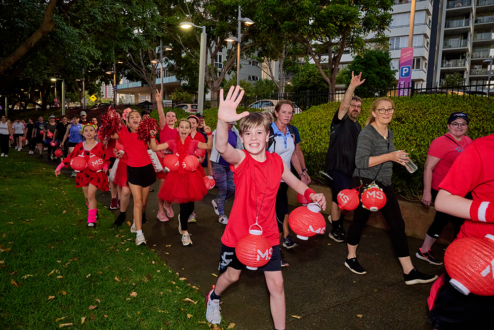 MS Moonlight Walk Roma Street Parkland