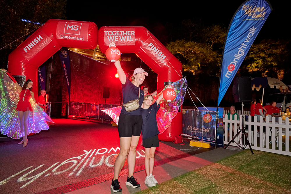MS Moonlight Walk Roma Street Parkland