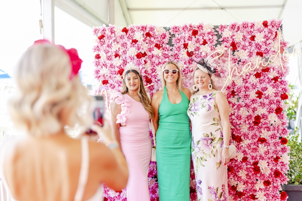 Women taking photo