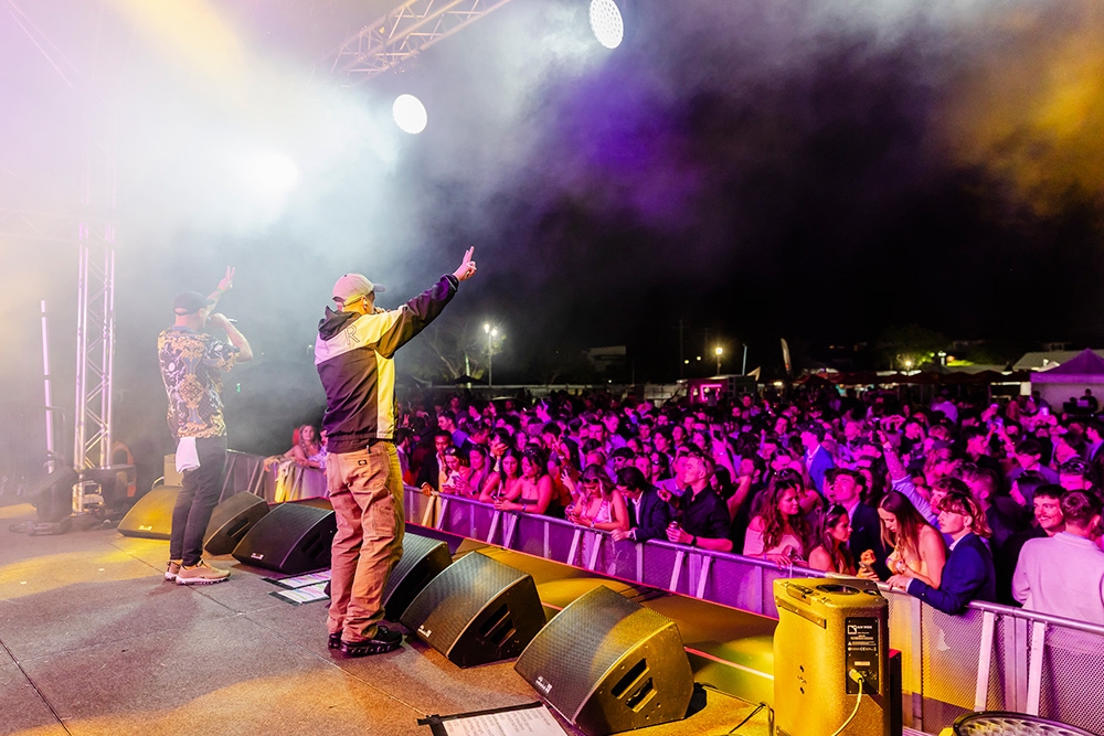 Performer on stage 