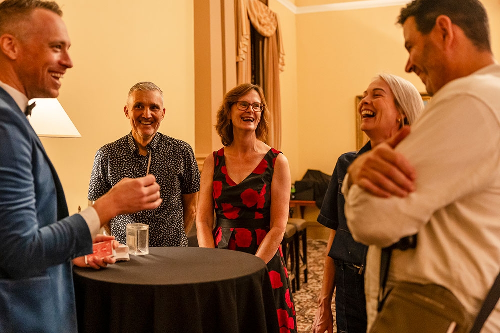 Magicians and audience Theatre Of Magic Rydges Fortitude Valley