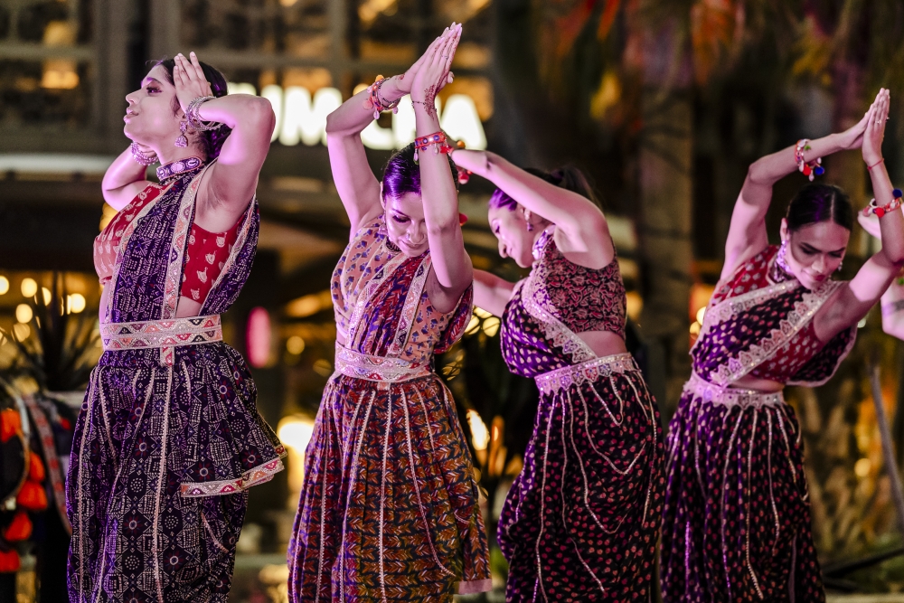 women doing cultural dance