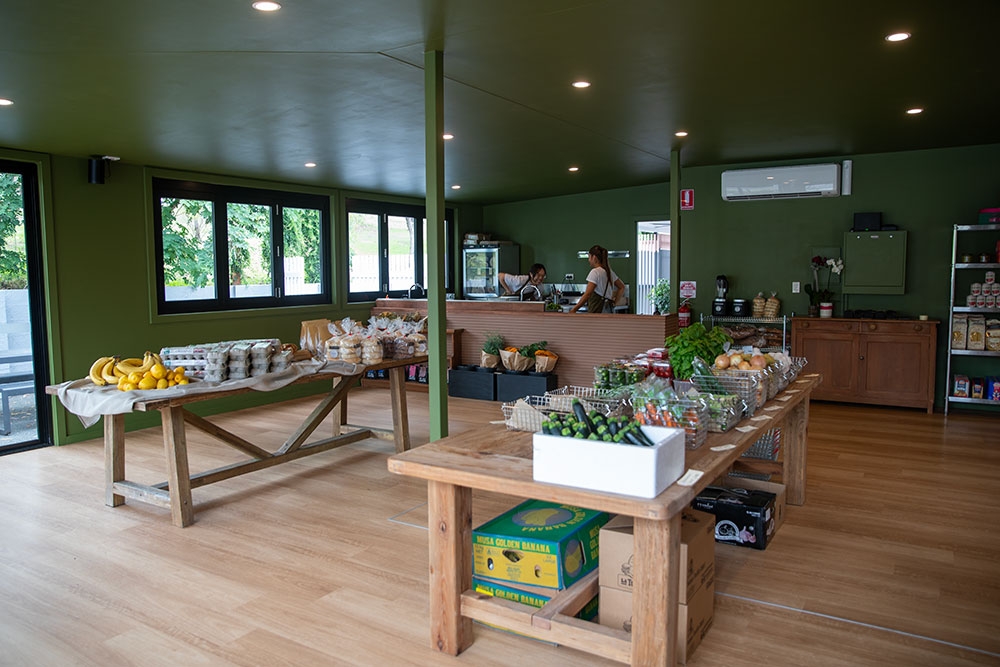 Interior of Jane's Deli 