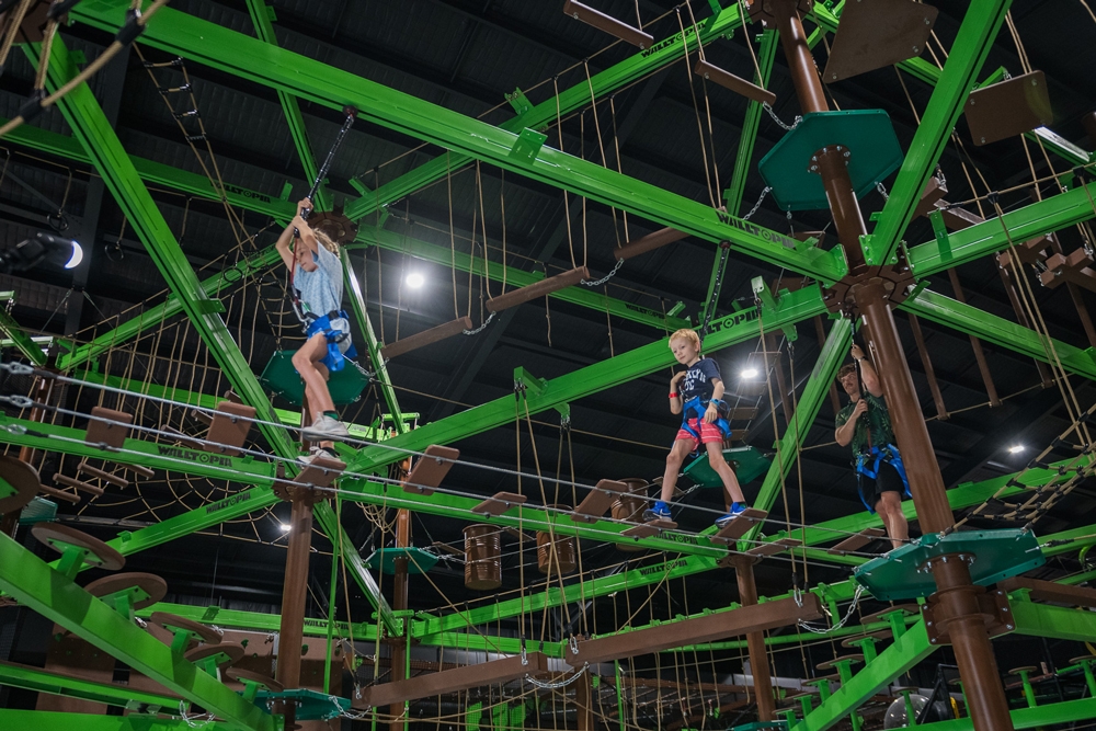 Kids climbing nets Jungle Adventure Play North Lakes